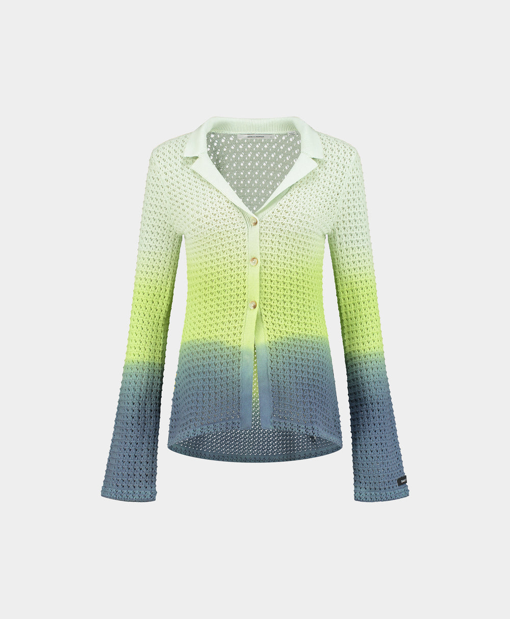 DP - Gradient Adaeze Crochet Cardigan - Packshot - Front