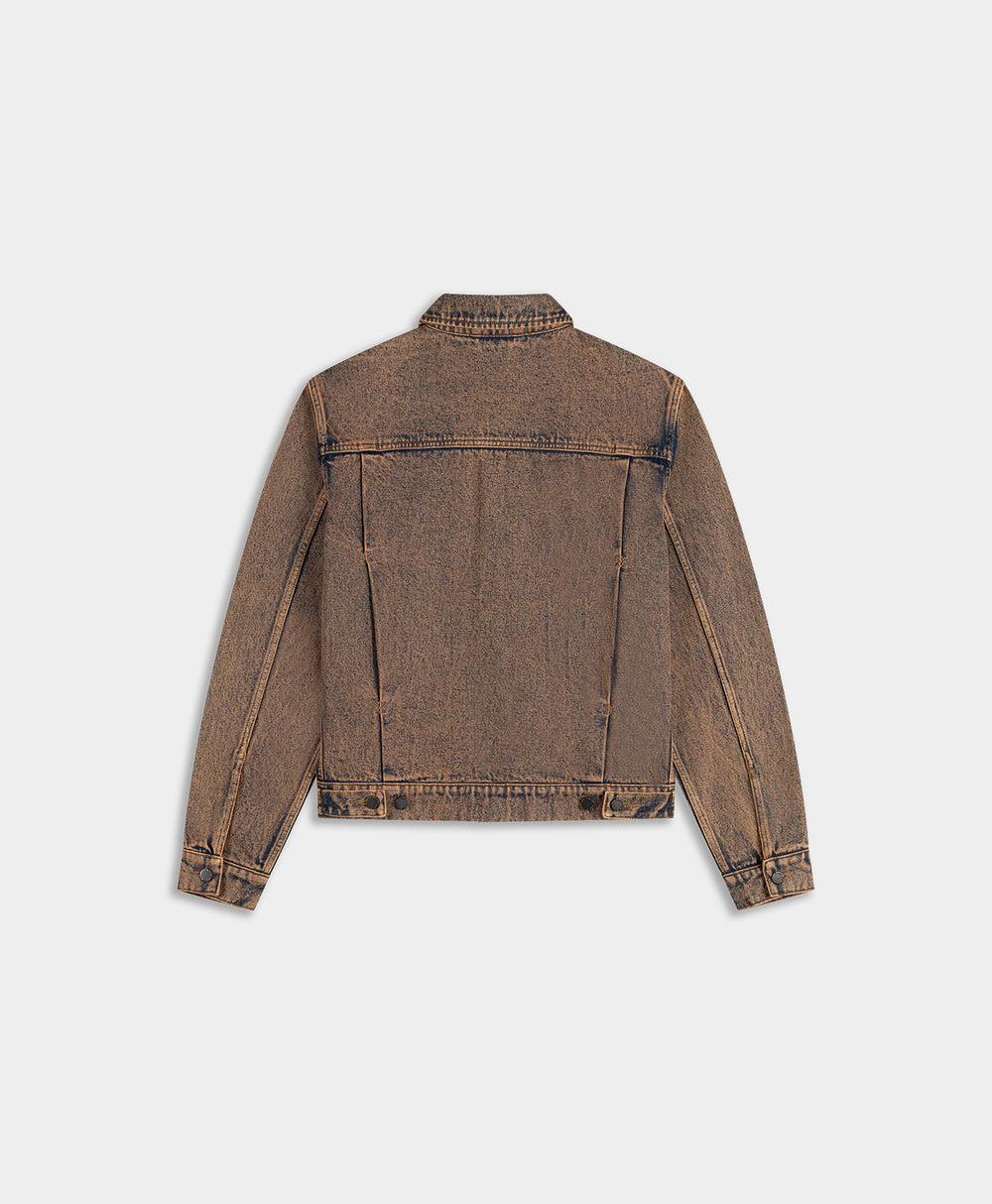 DP - Denim Washed Bomi Denim Jacket - Packshot - rear