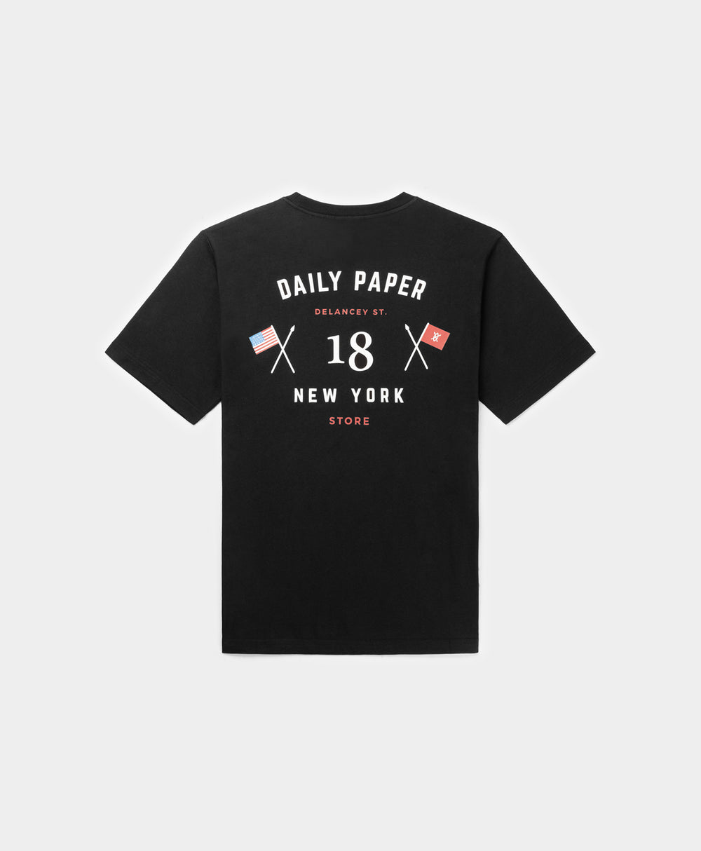 DP - Black New York Store T-Shirt - Packshot - Front