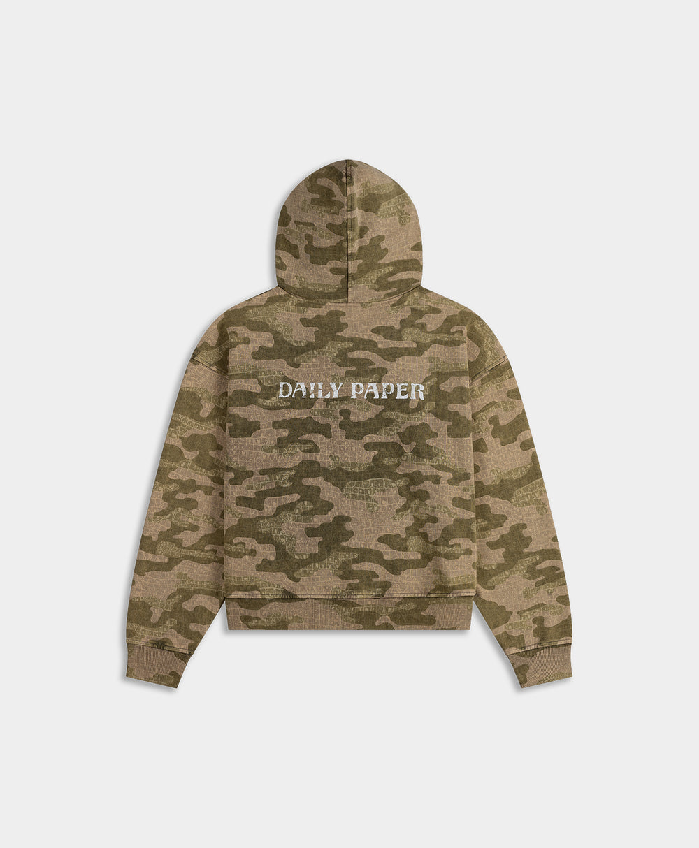 DP - AOP Boxy Camo Zip Up Hoodie - Packshot - rear