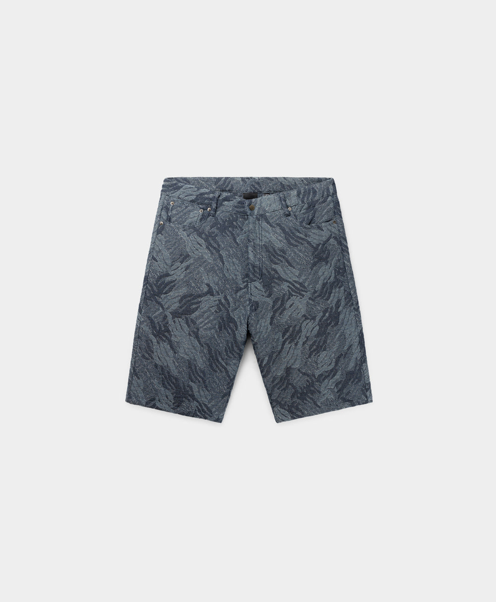 DP - Camo Monogram Jeans Shorts - Packshot - Front