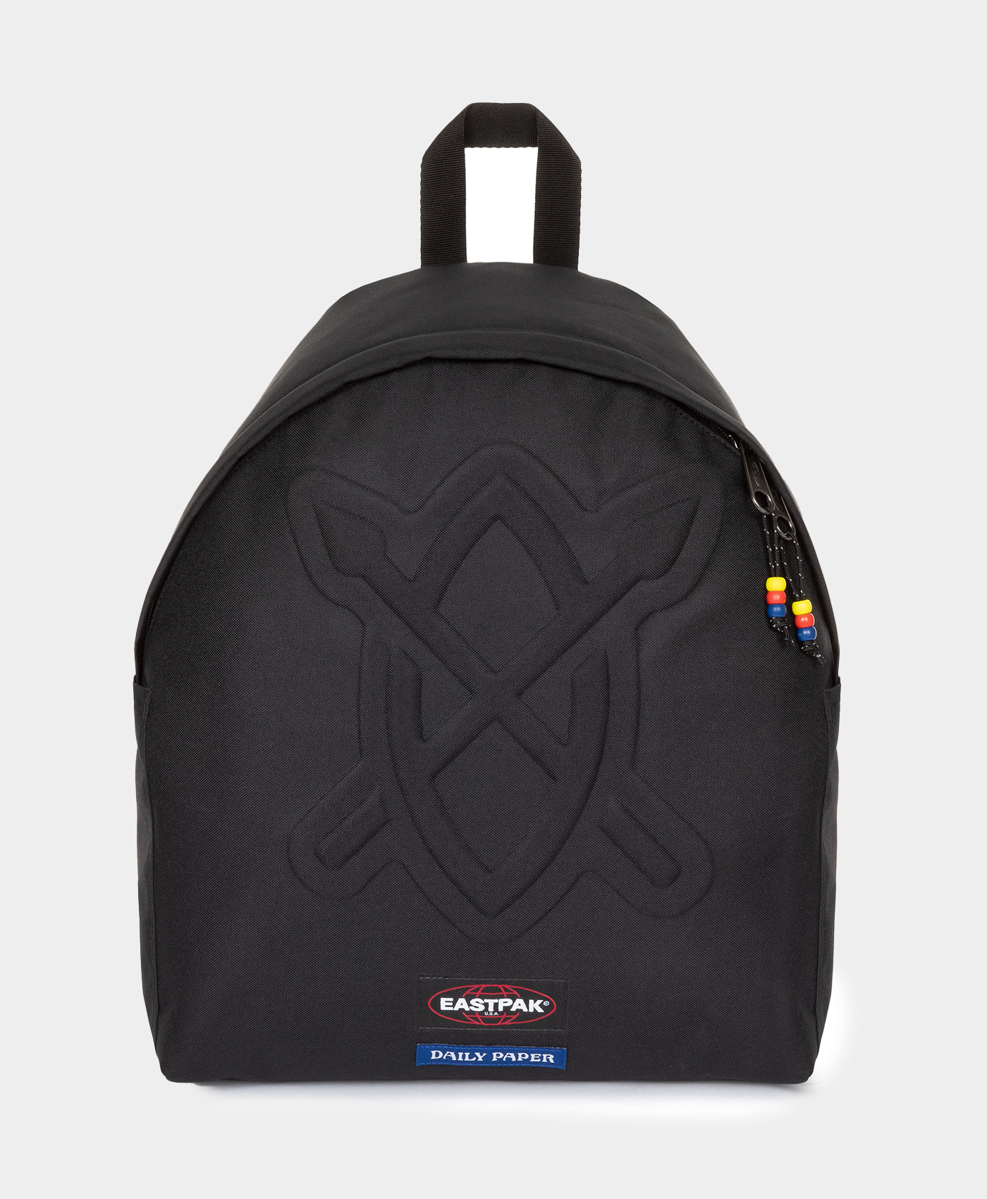 DP - Daily Paper x Eastpak Black Daily Pak'r - Packshot - Front