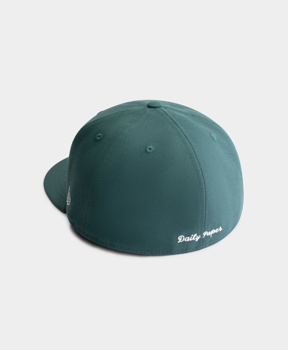 DP - Pine Green Daily Paper x New Era 59FIFTY Fitted Cap - Packshot - Rear