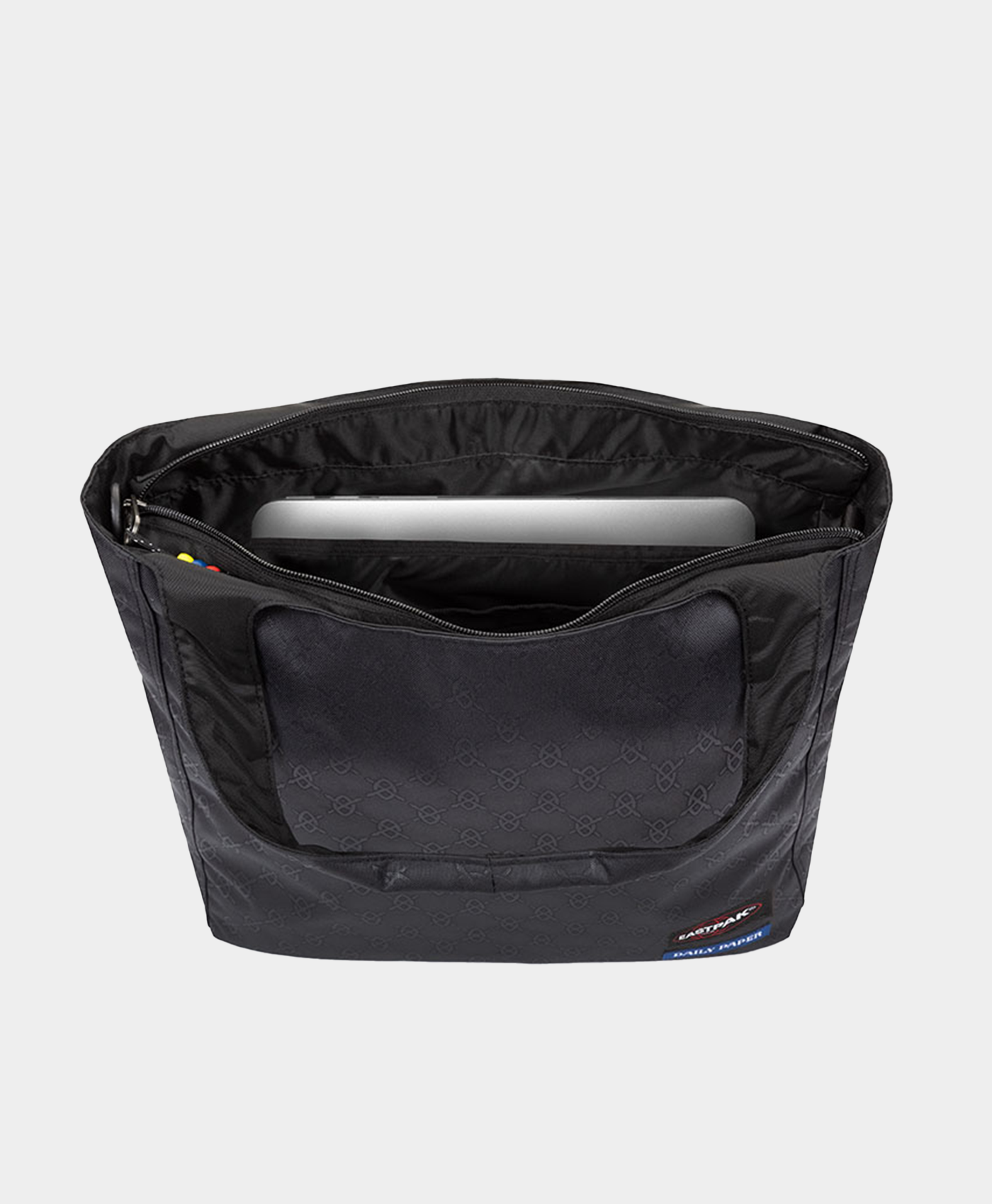 DP - Daily Paper x Eastpak Black Embossed Daily Tote - Packshot