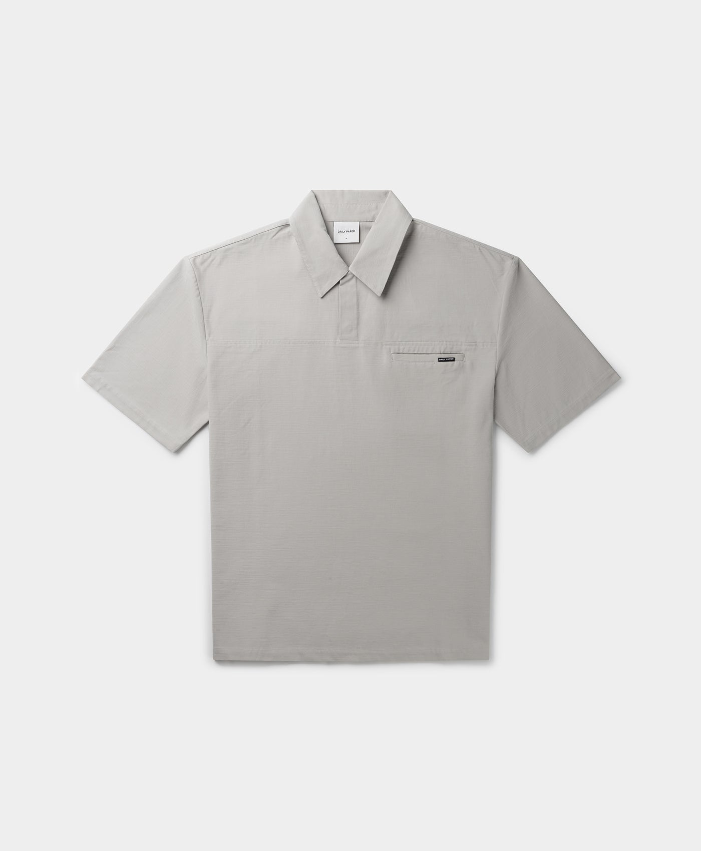 DP - Sleet Grey Dembe Relaxed Shirt - Packshot - Front