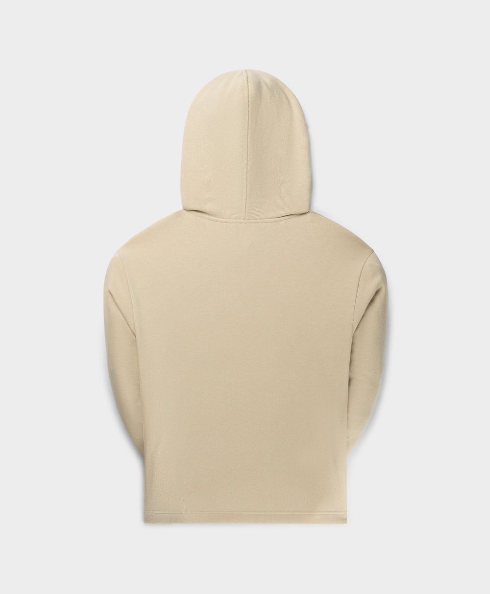 DP - Peyote Beige Dias Arch Stack Oversized Hoodie - Packshot - Rear