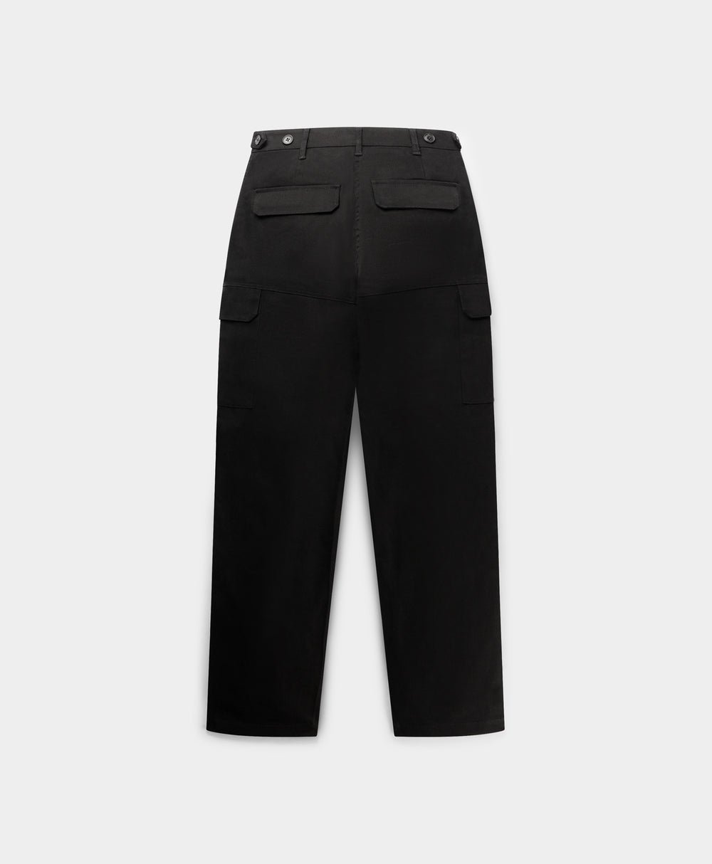 DP - Black Ezea Cargo Pants - Packshot - Rear