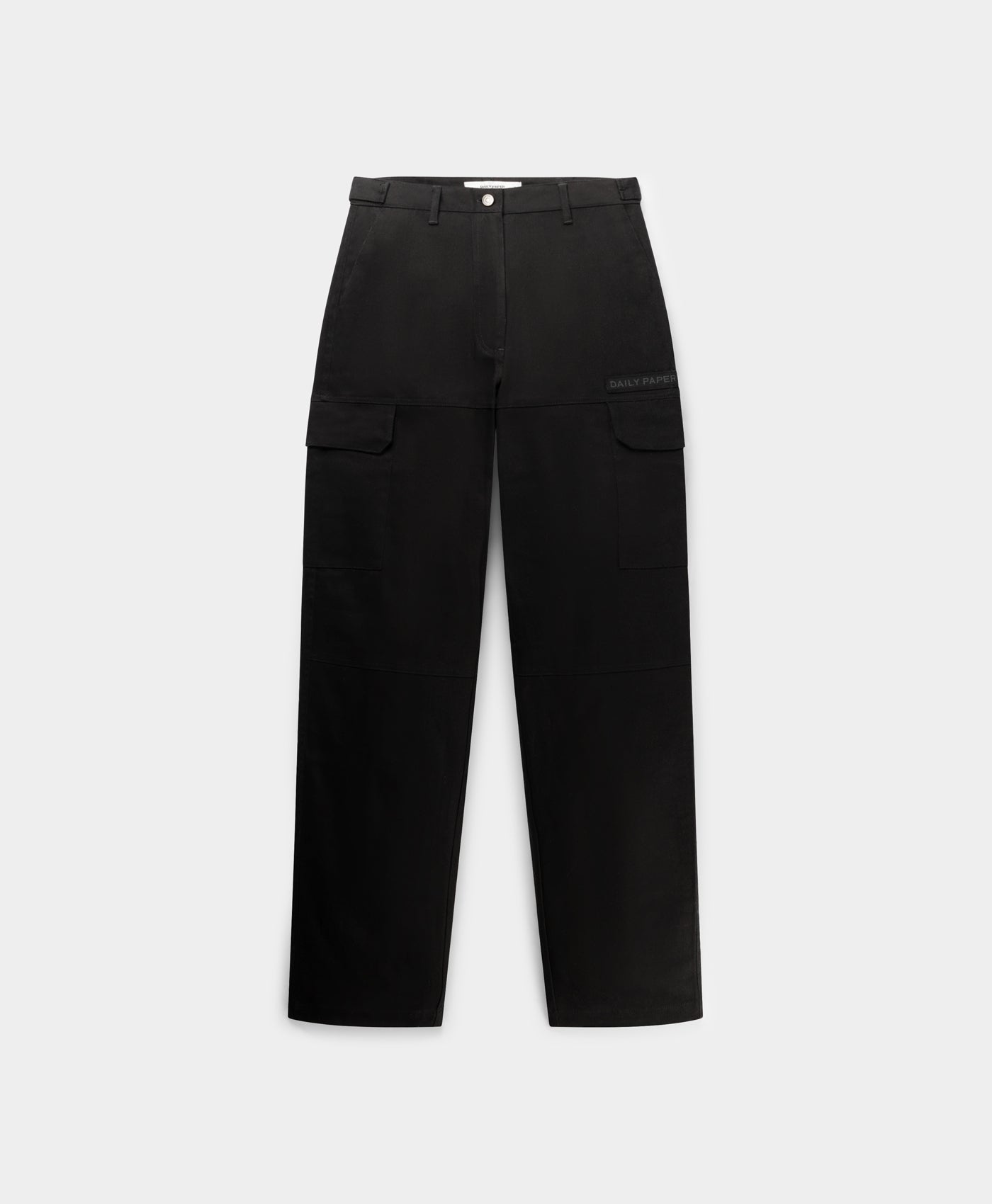 Black Cargo Pants for Women Sweatpants Polyester and Cottonwear