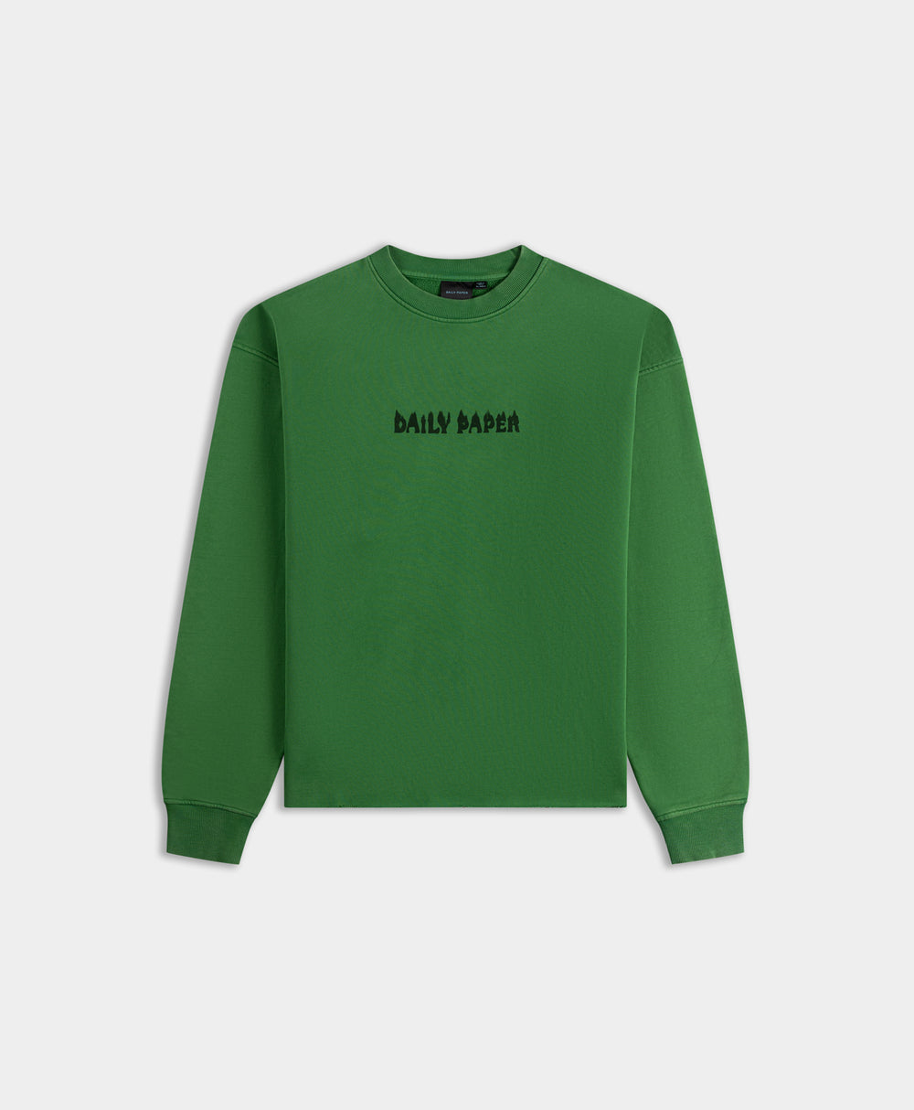 DP - Abundant Green Flame Circle Sweater - Packshot - front