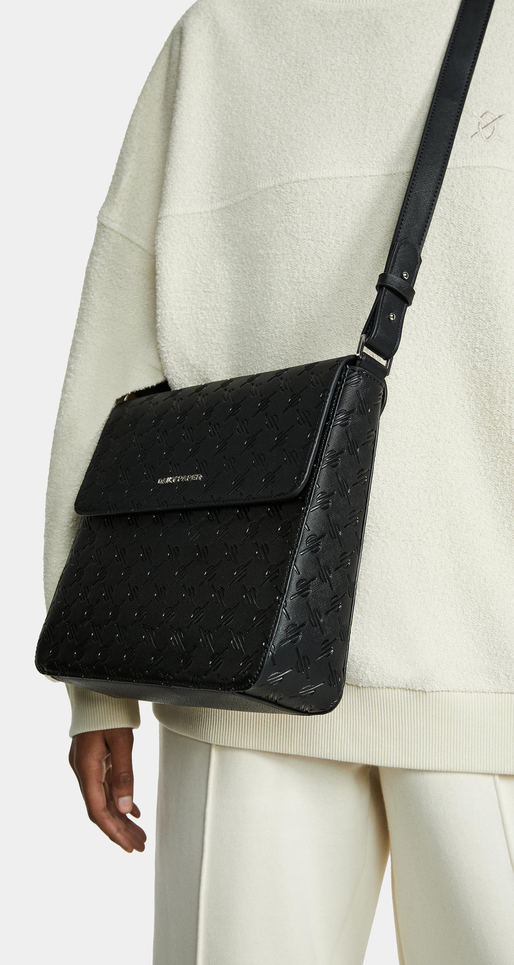 DP - Black Myshus EMB Monogram Bag - men - Front