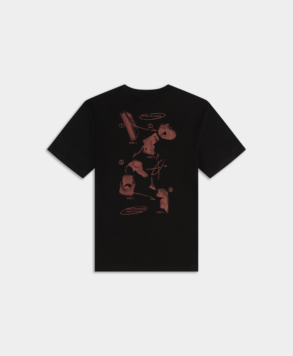 DP - Black Guide To Light T-Shirt - Packshot - rear