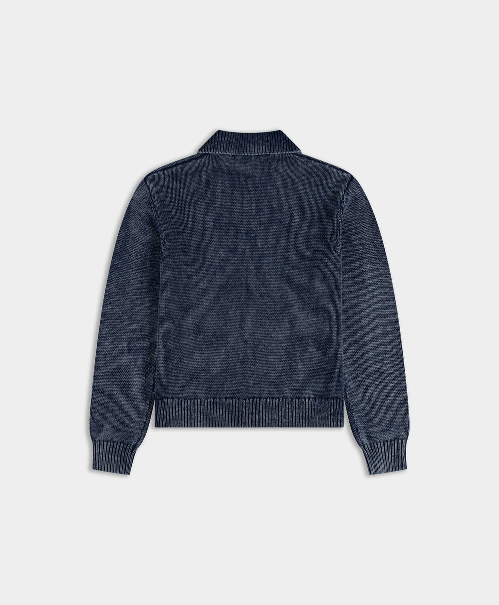 DP - Indigo Knit Cardigan - Packshot - rear