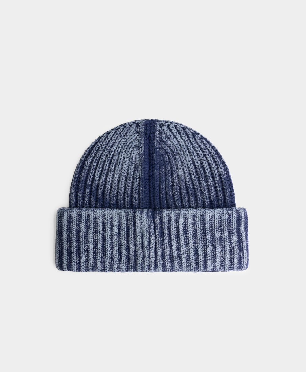 DP - Indigo Knitted Washed Beanie - Packshot - rear