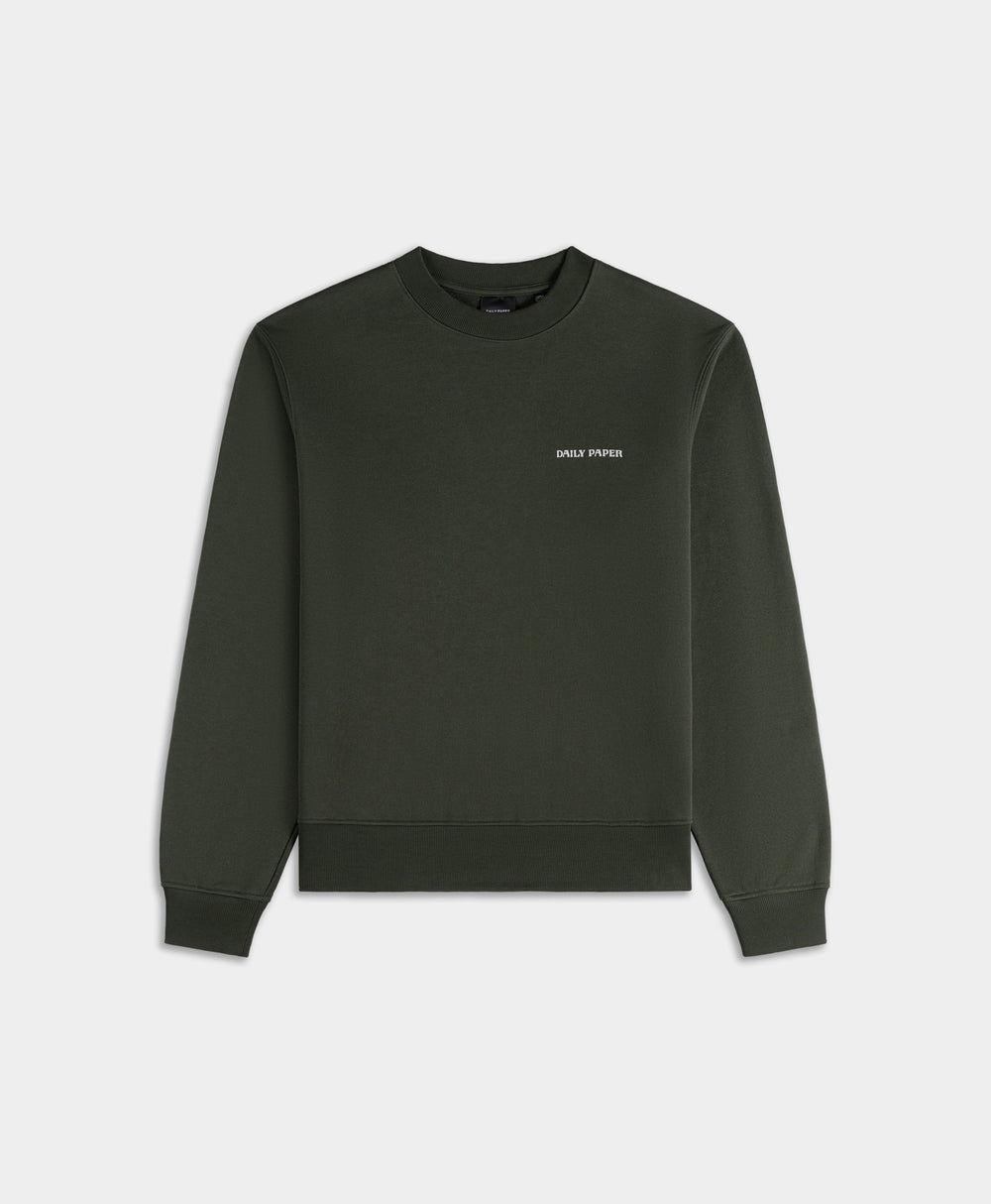 DP - Rosin Green Matchstick Shield Sweater - Packshot - front