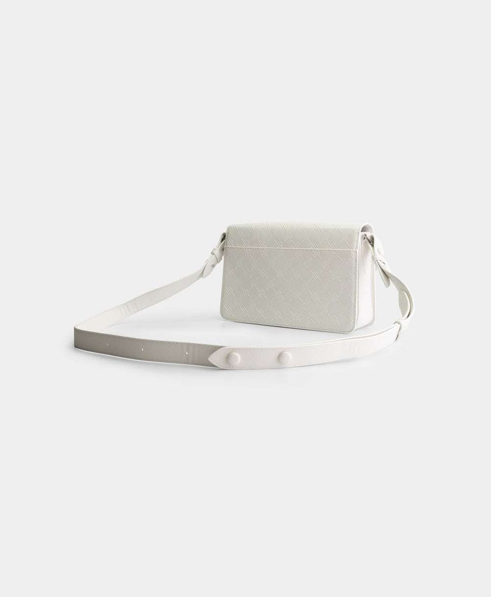 DP - White Meru Monogram Bag - Packshot - Rear