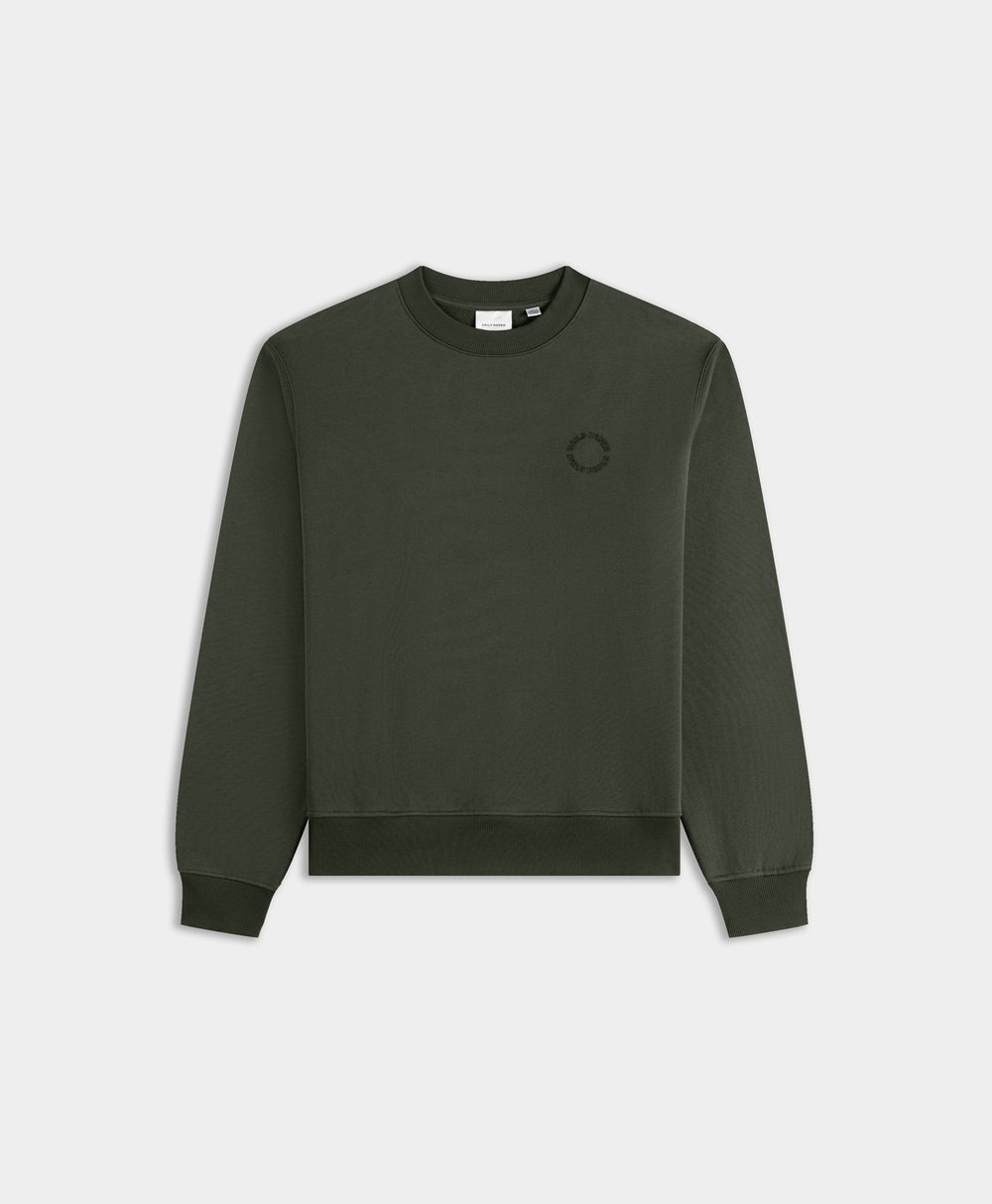 DP - Rosin Green Orbit Emb Sweater - Packshot - front