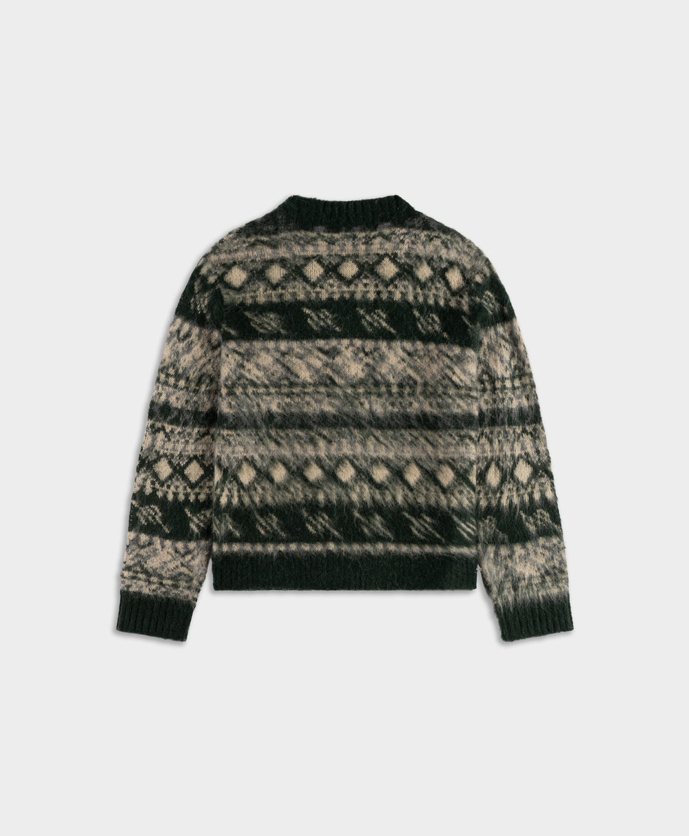 DP - Multi Colored Pattern Check Cardigan - Packshot - rear