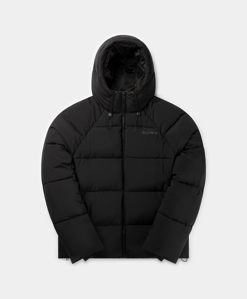 DP - Black Relaxed Puffer - Packshot - front