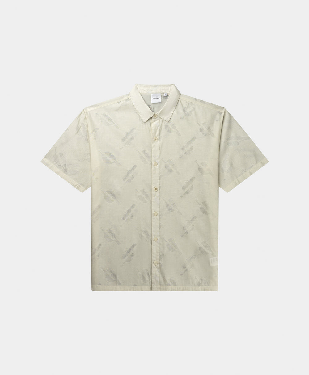 DP - Frost White Salim Relaxed Shirt - Packshot - Front