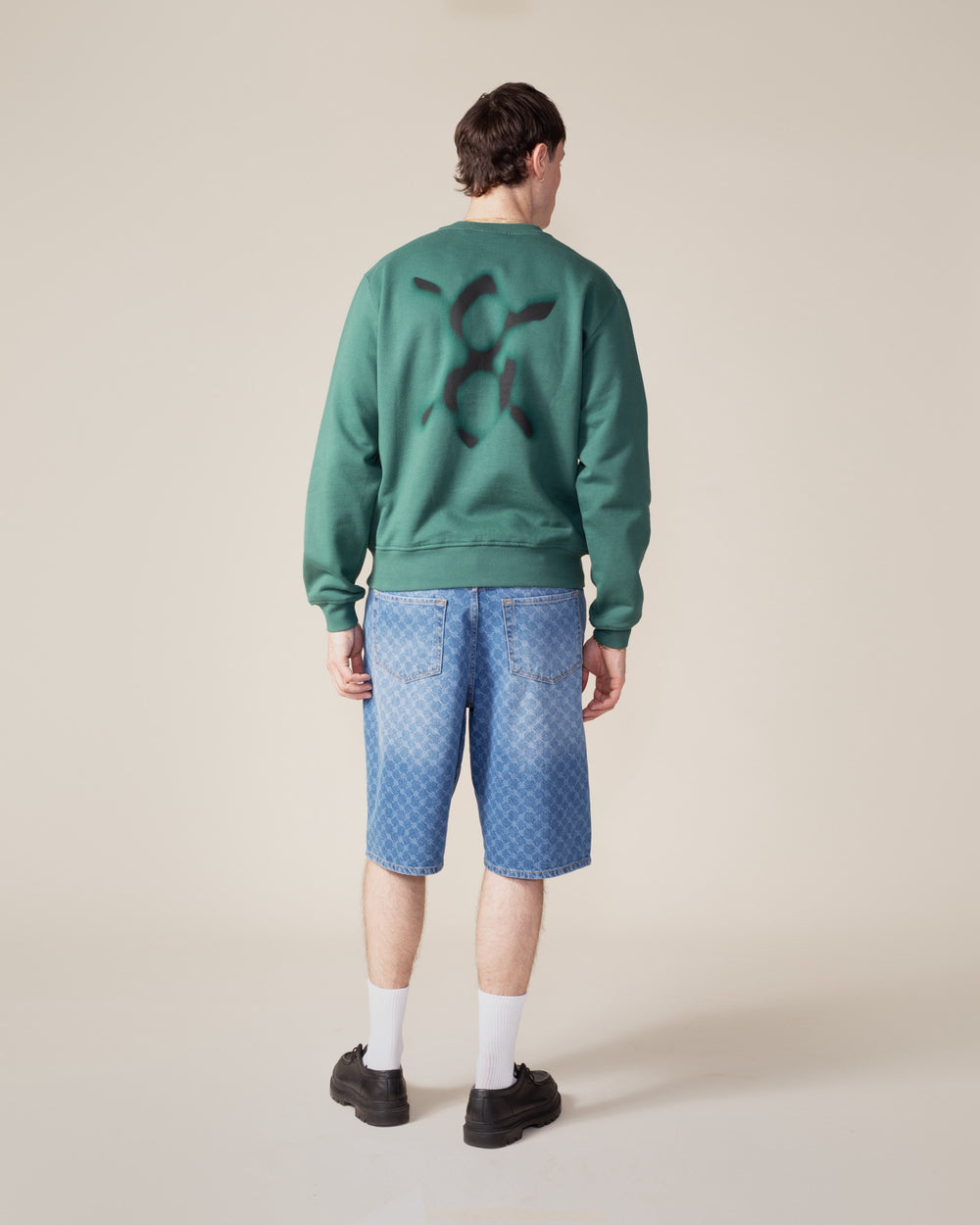 DP - Bistro Green Shield Focus Sweater - Men - Rear