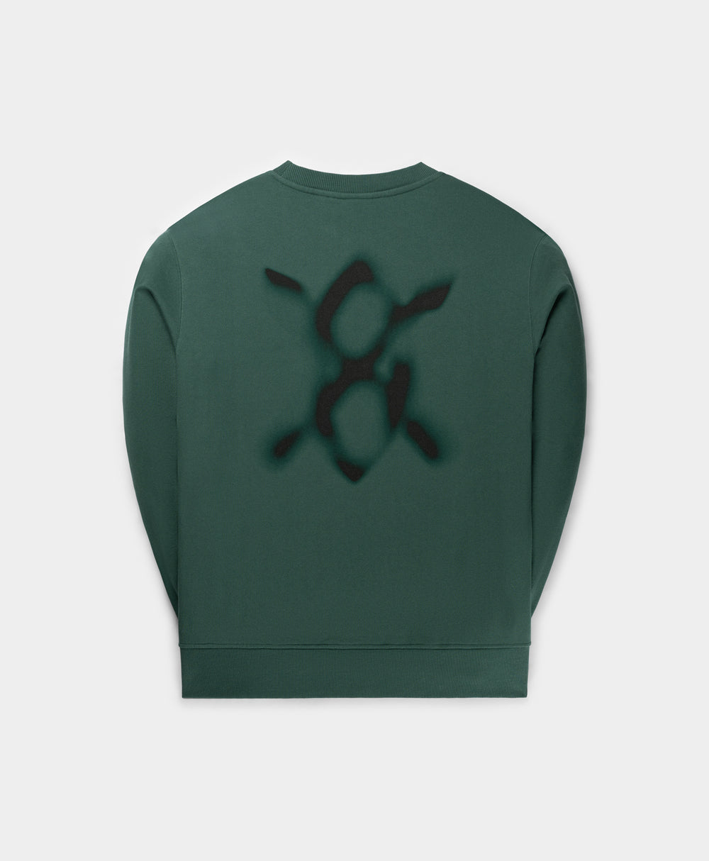DP - Bistro Green Shield Focus Sweater - Packshot - Rear