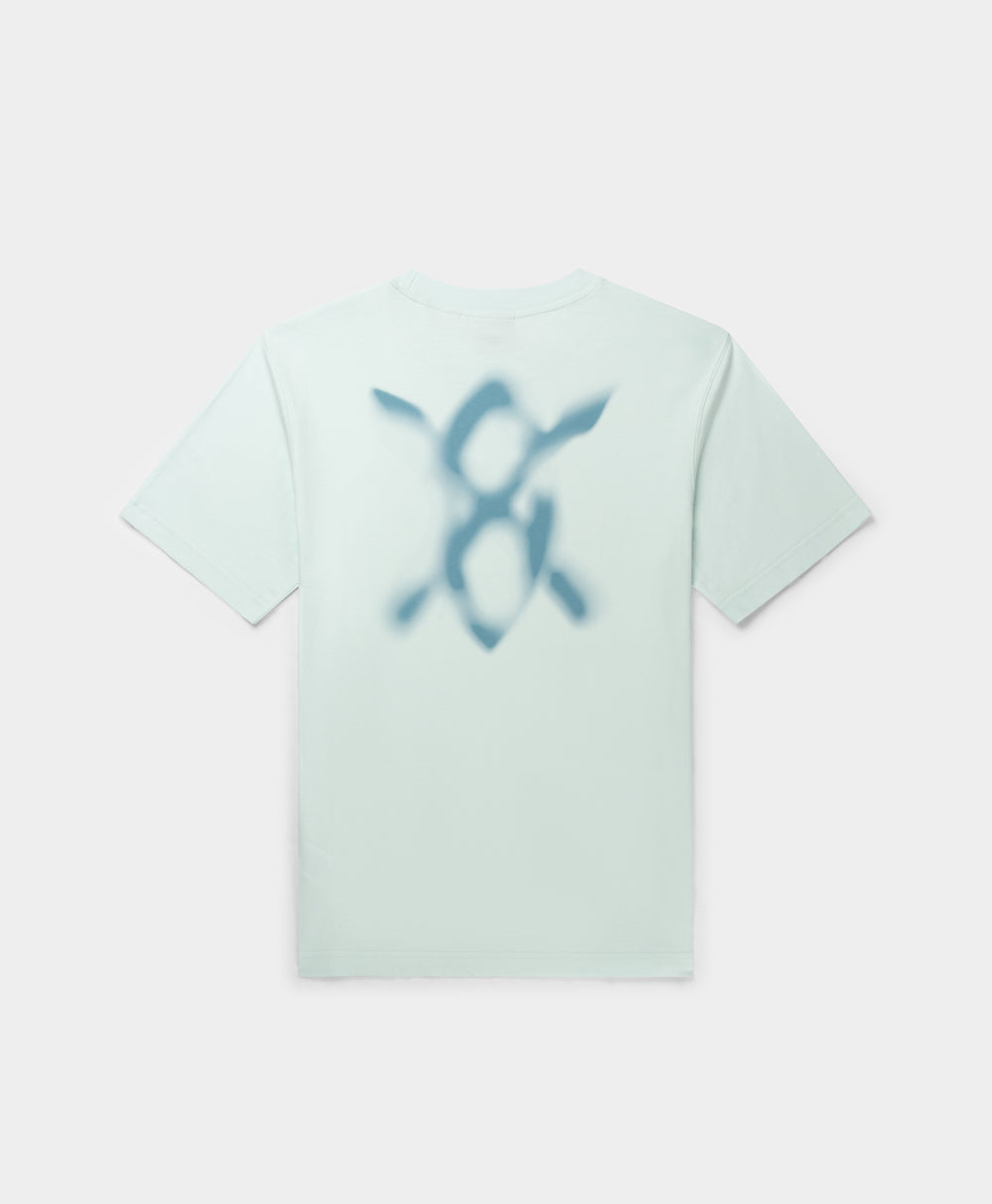 DP - Saltwater Slide Blue Shield Focus T-Shirt - Packshot - Rear