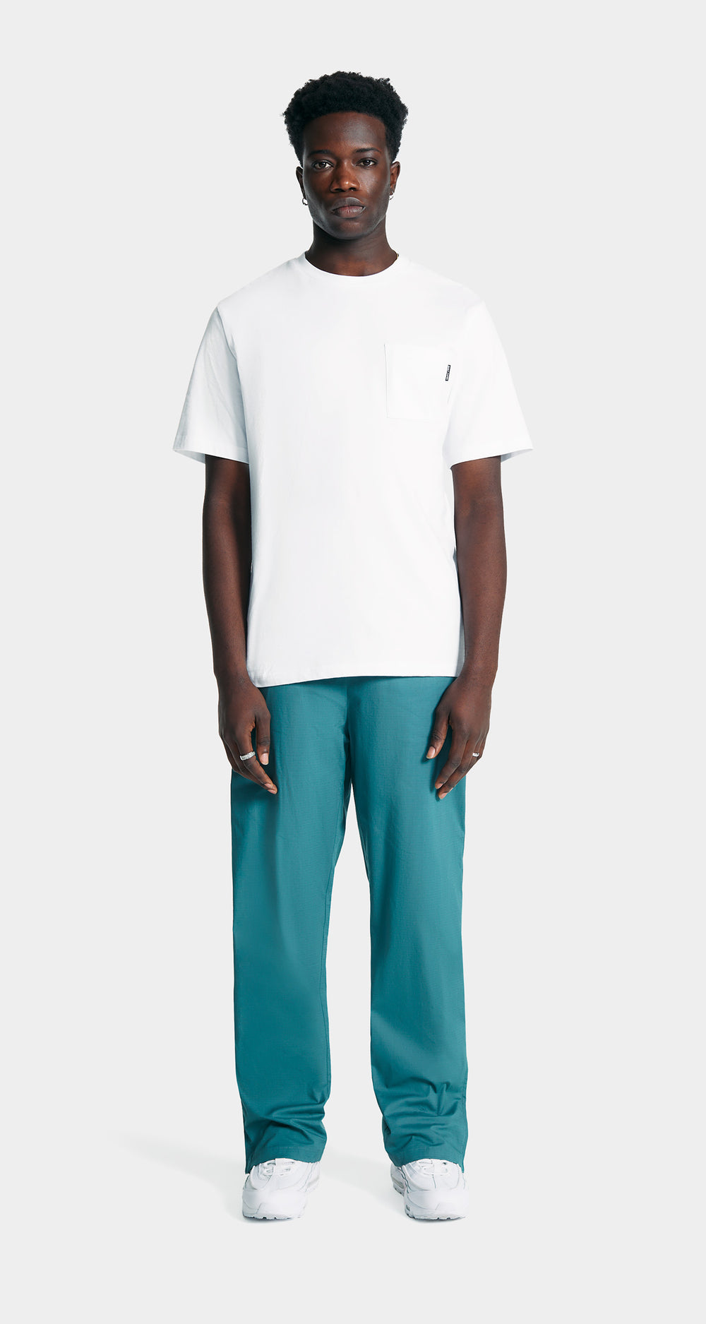 DP - White Enjata T-Shirt - Men - Front Rear
