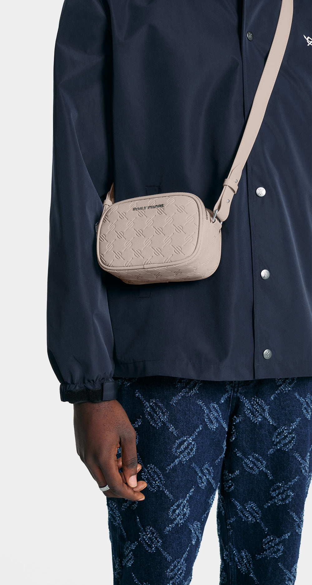 DP - Moonstruck Grey May Monogram Bag - Men - front