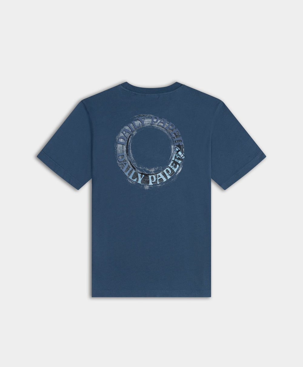 DP - Blue Wing Teal Orbit Drift SS T-Shirt - Packshot - Rear