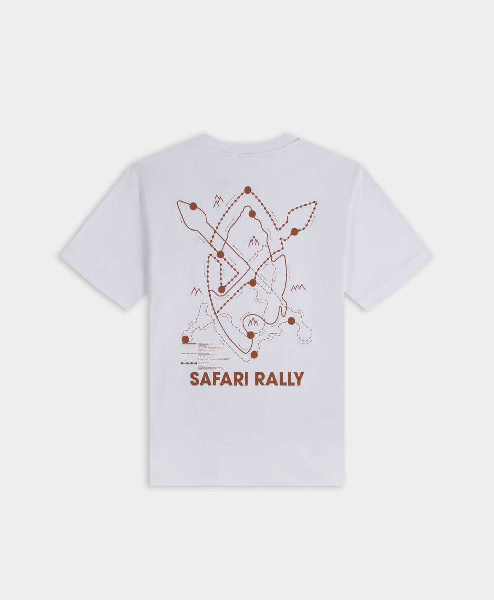 DP - Packshot - White Safari Rally SS T-Shirt - Packshot - Rear