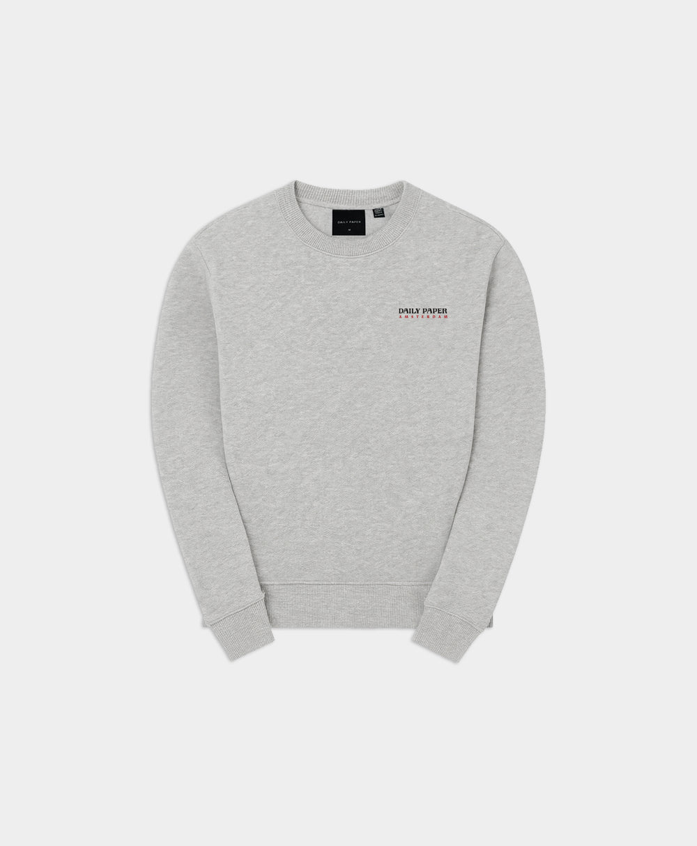 DP - Grey Melange Amsterdam Store Sweater - Packshot - front
