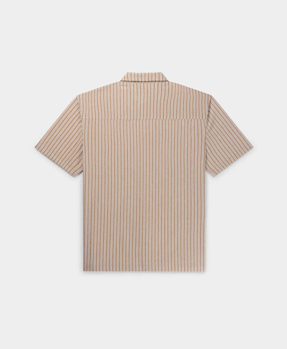 DP - Beige Stripe Shirt - Packshot - Rear