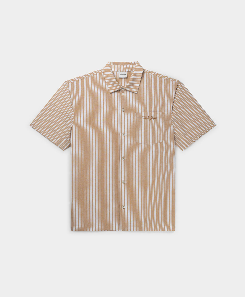 DP - Beige Stripe Shirt - Packshot - Front