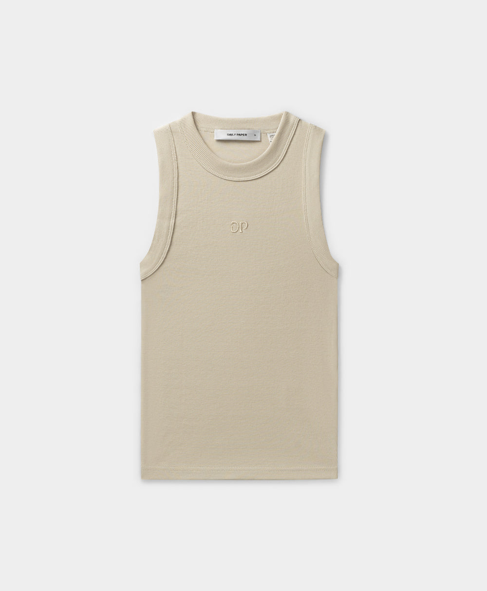 DP - Peyote Beige Unit Rib Top - Packshot - Front