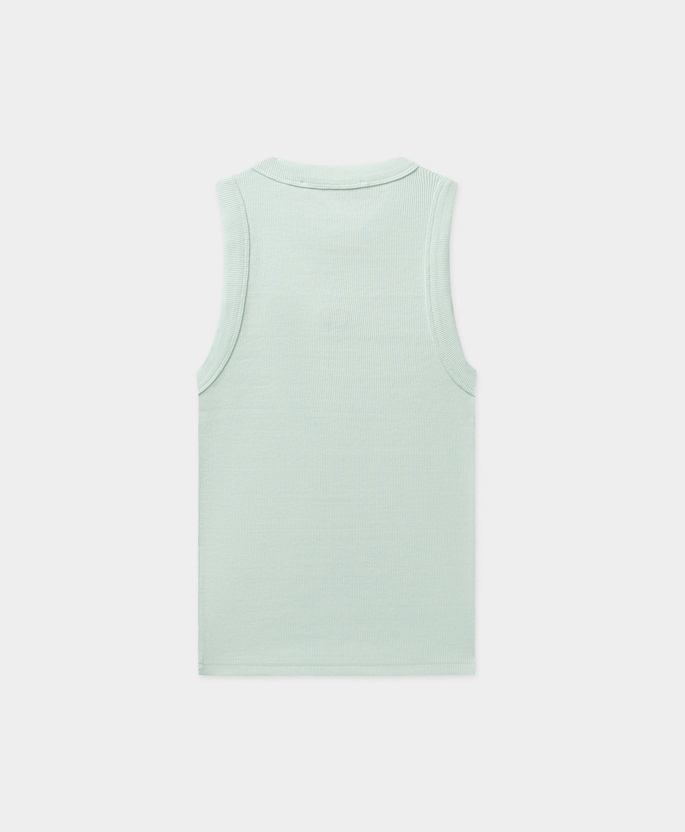 DP - Saltwater Slide Blue Unit Rib Top - Packshot - Rear