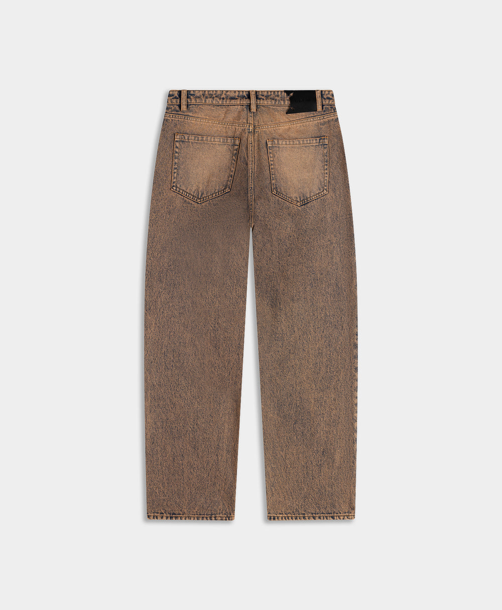 DP - Denim Washed Shield Amba Jeans - Packshot - rear