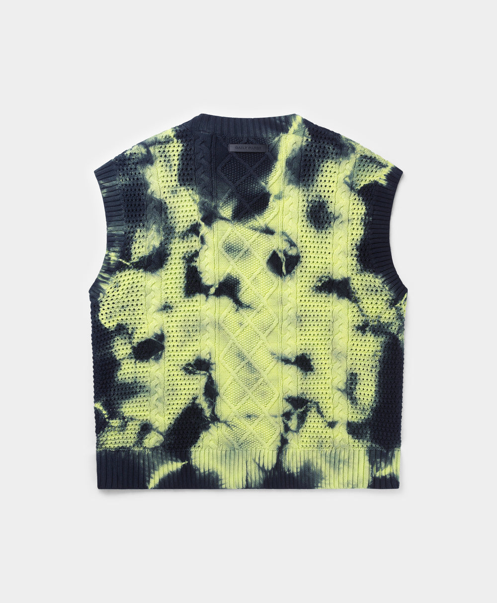 DP - Daiquiri Green Xois Crochet Vest - Packshot - Rear