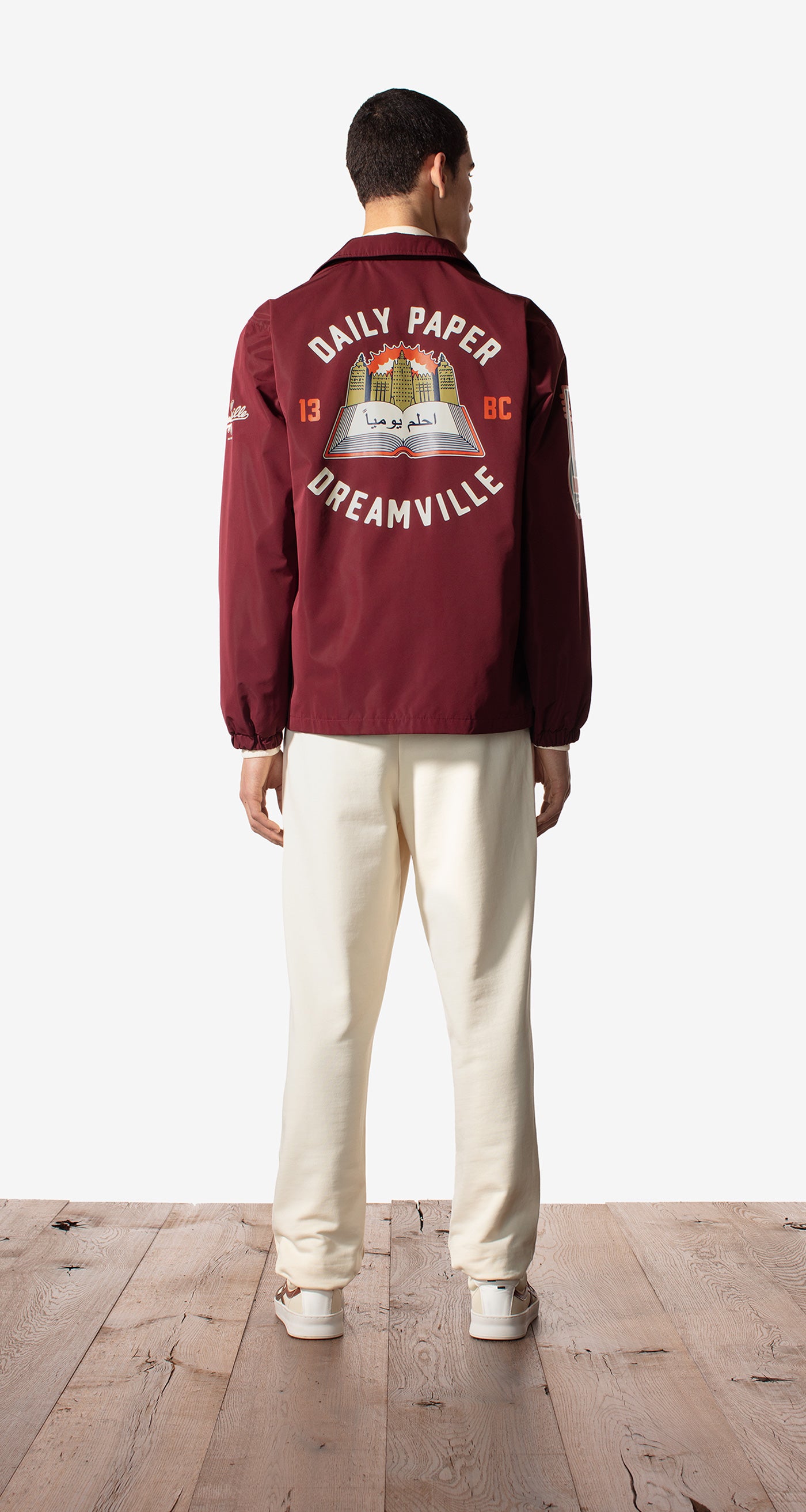 DP - Daily Paper x Dreamville Bordeaux Jacket - Men - Front
