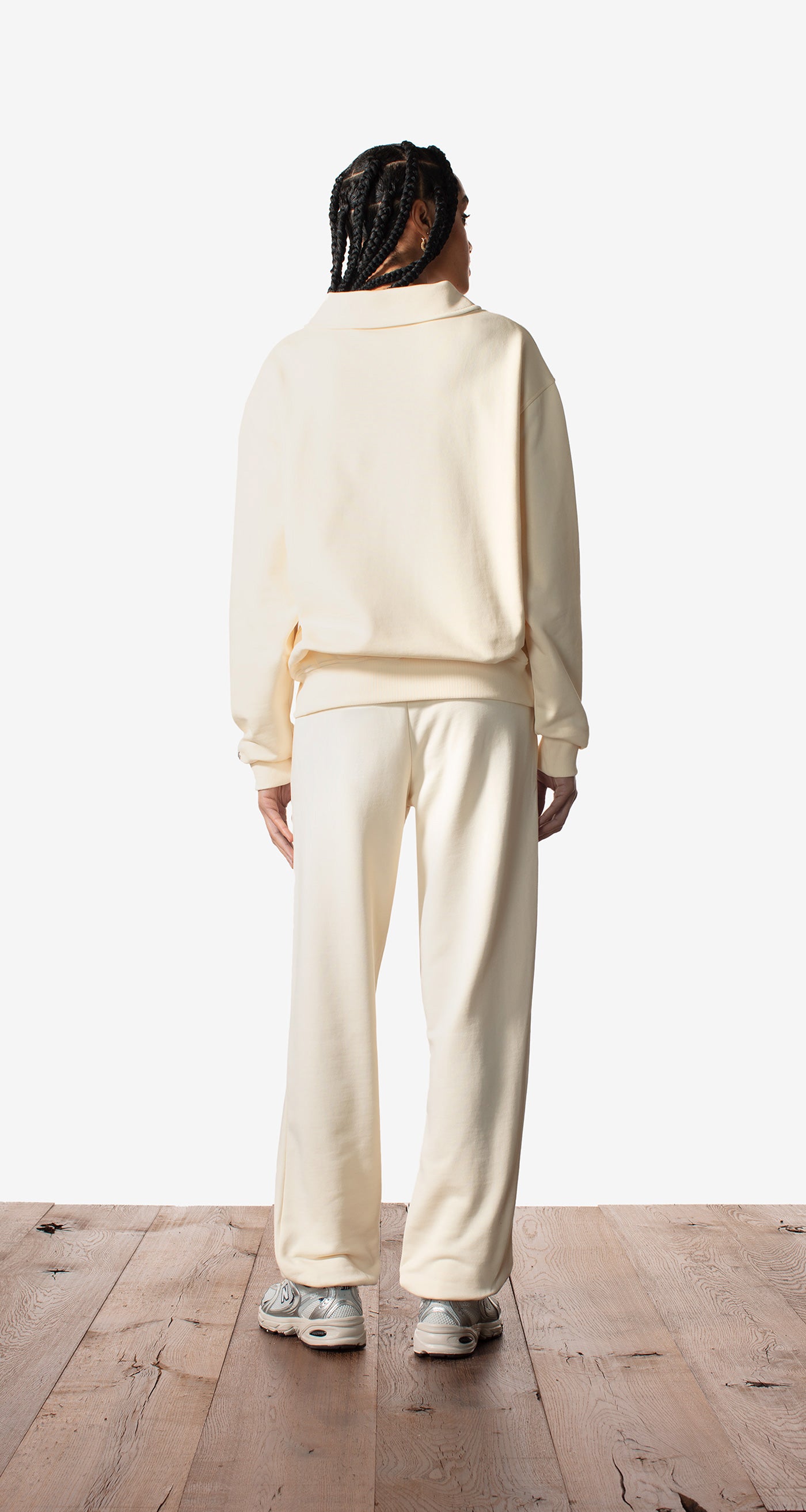 DP - Daily Paper x Dreamville Cream Sweatpants - Wmn - Rear