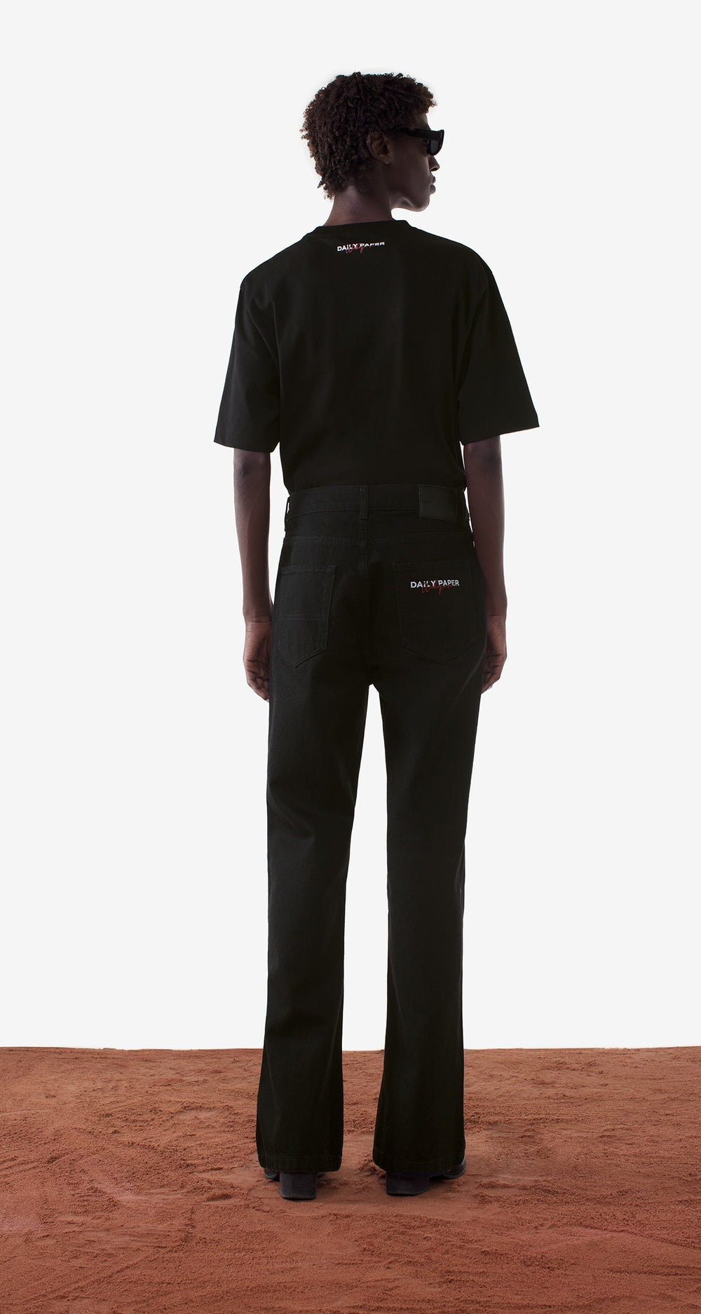 DP - Black Wekafela Jeans - Men - Rear