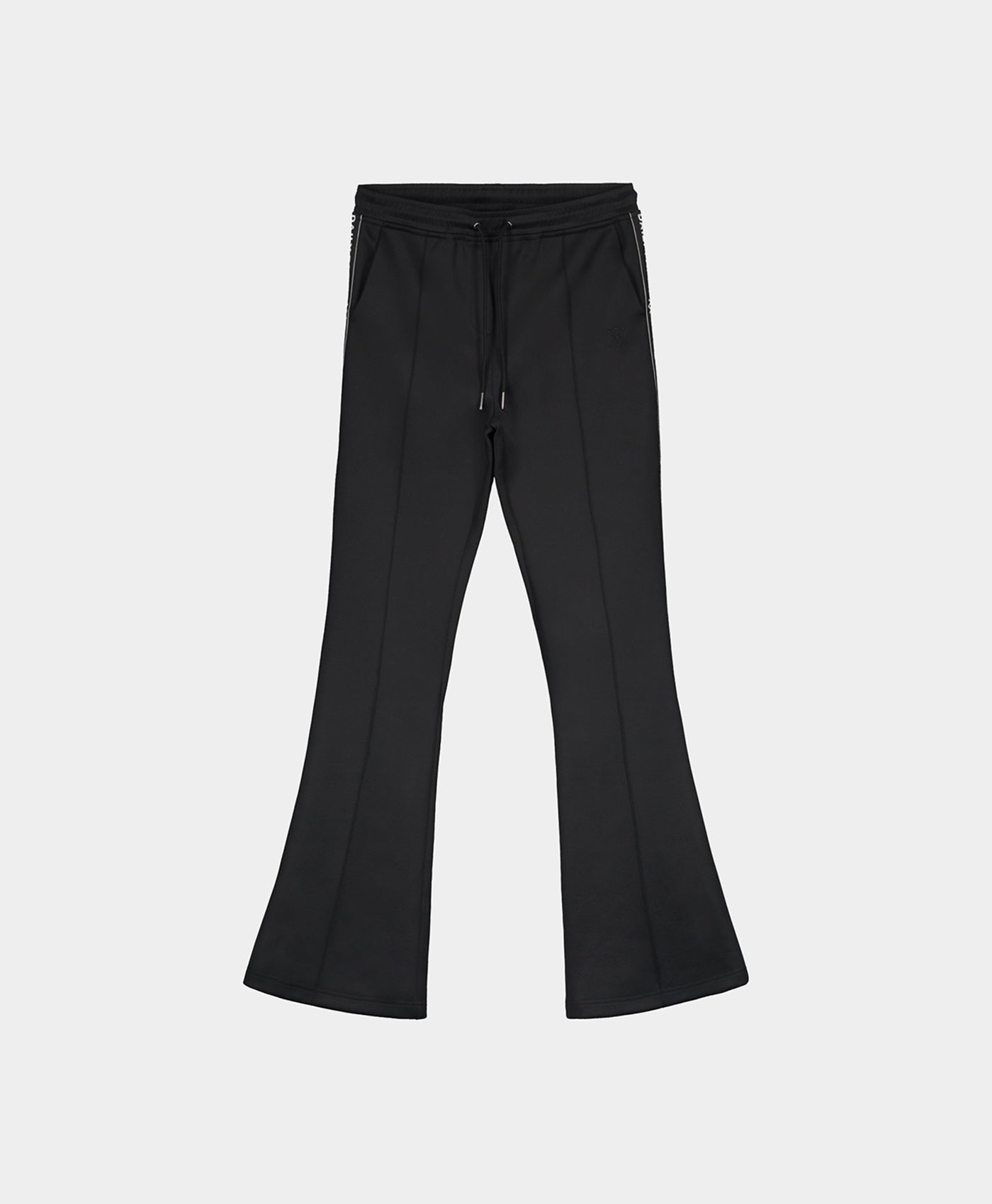 DP - Black Etape Flare Pants - Packshot - Front Rear