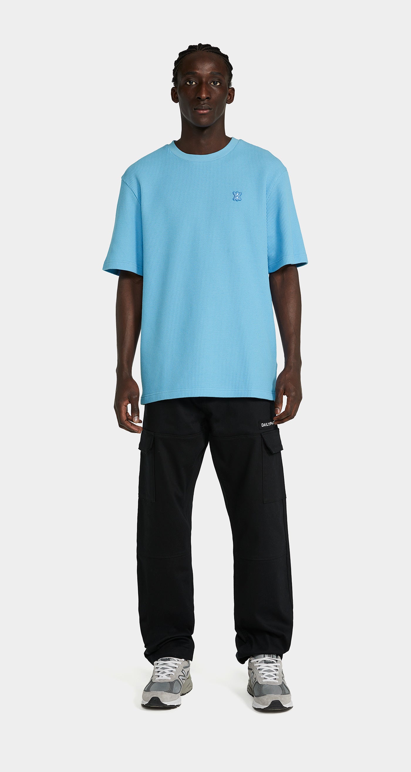 DP - Baby Blue Renzy T-Shirt - Men - Front
