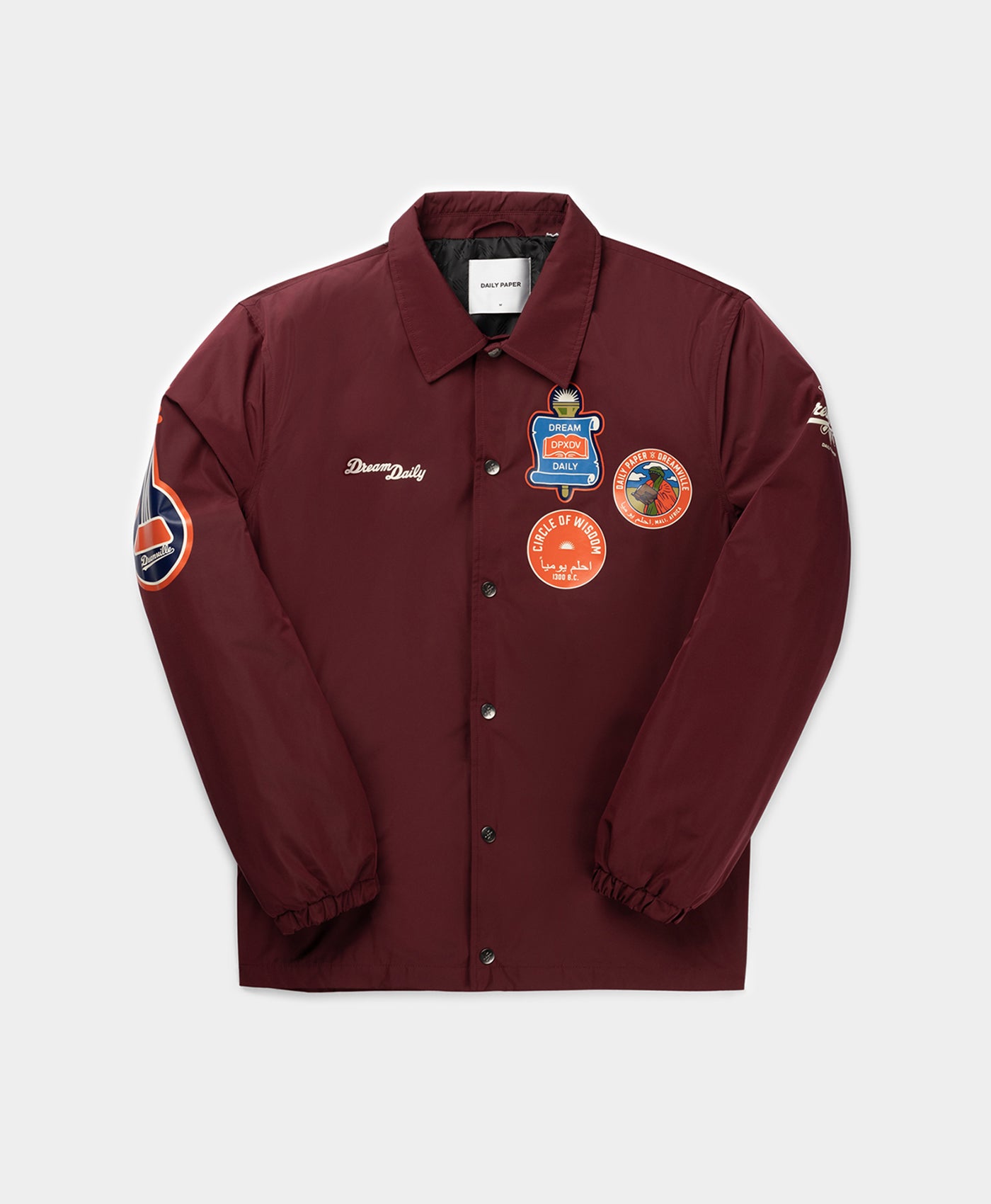 DP - Daily Paper x Dreamville Bordeaux Jacket - Packshot - Rear