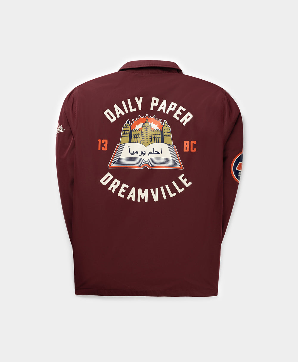 DP - Daily Paper x Dreamville Bordeaux Jacket - Packshot - Front