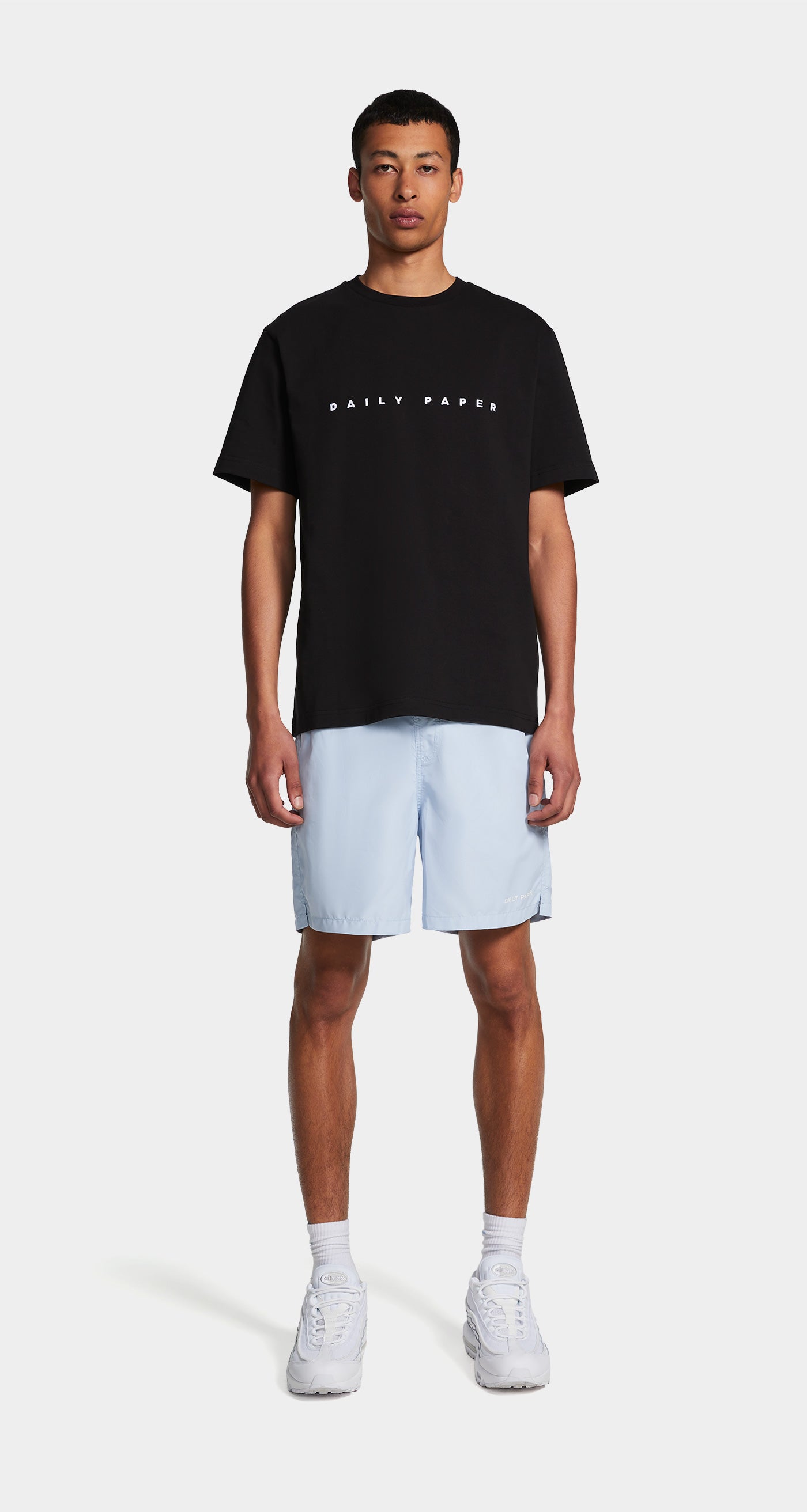 Daily Paper Men's Script Logo T-Shirt in Black Daily Paper