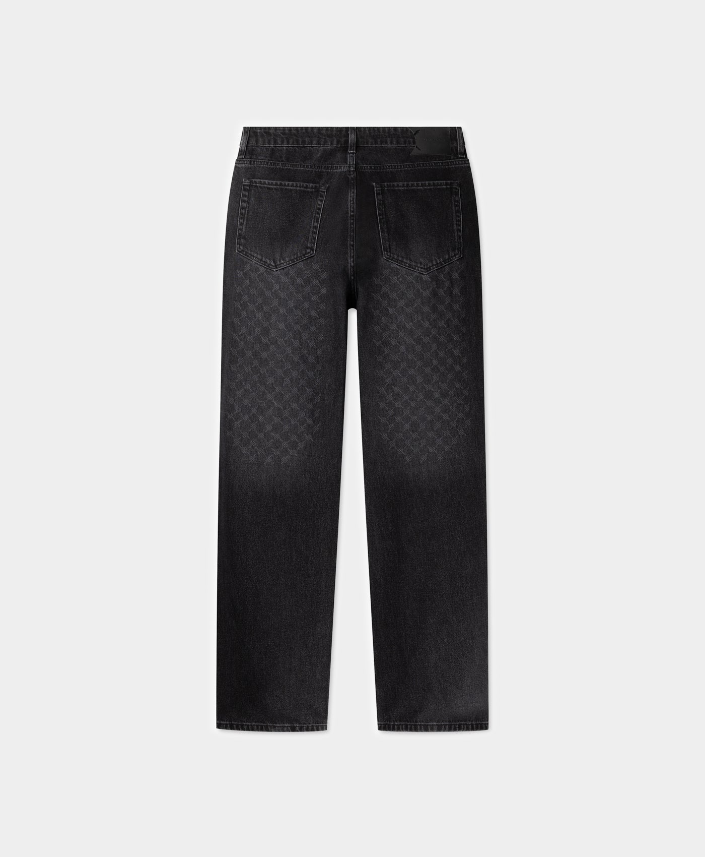 DP - Black Faded Monogram Amba Jeans - Packshot - Rear
