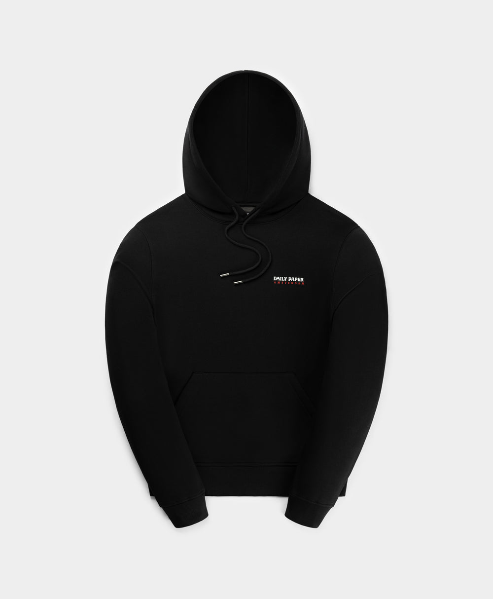 DP - Black Amsterdam Store Hoodie - Packshot - rear 