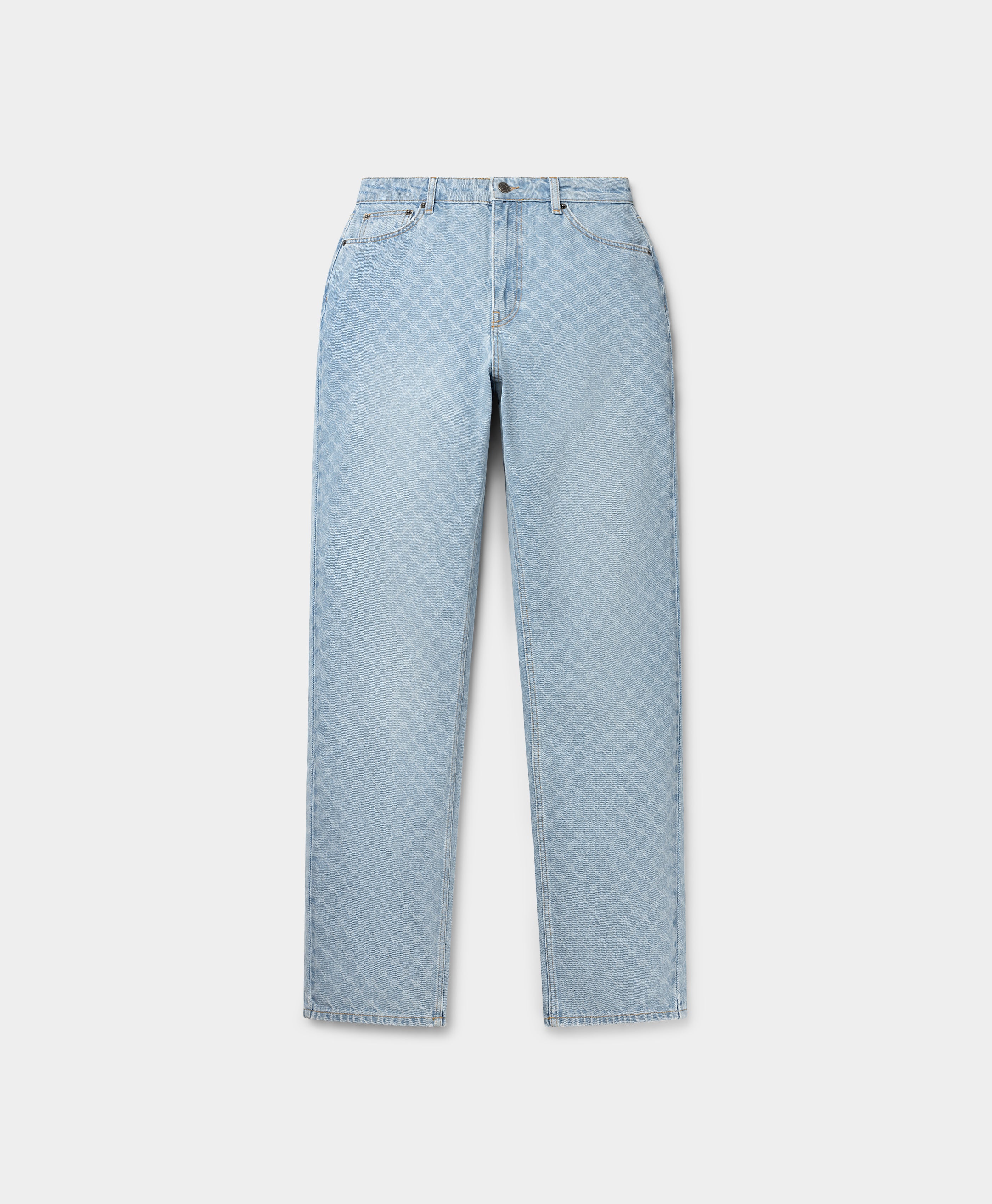 Daily Paper Mid Blue Avery Monogram Jeans