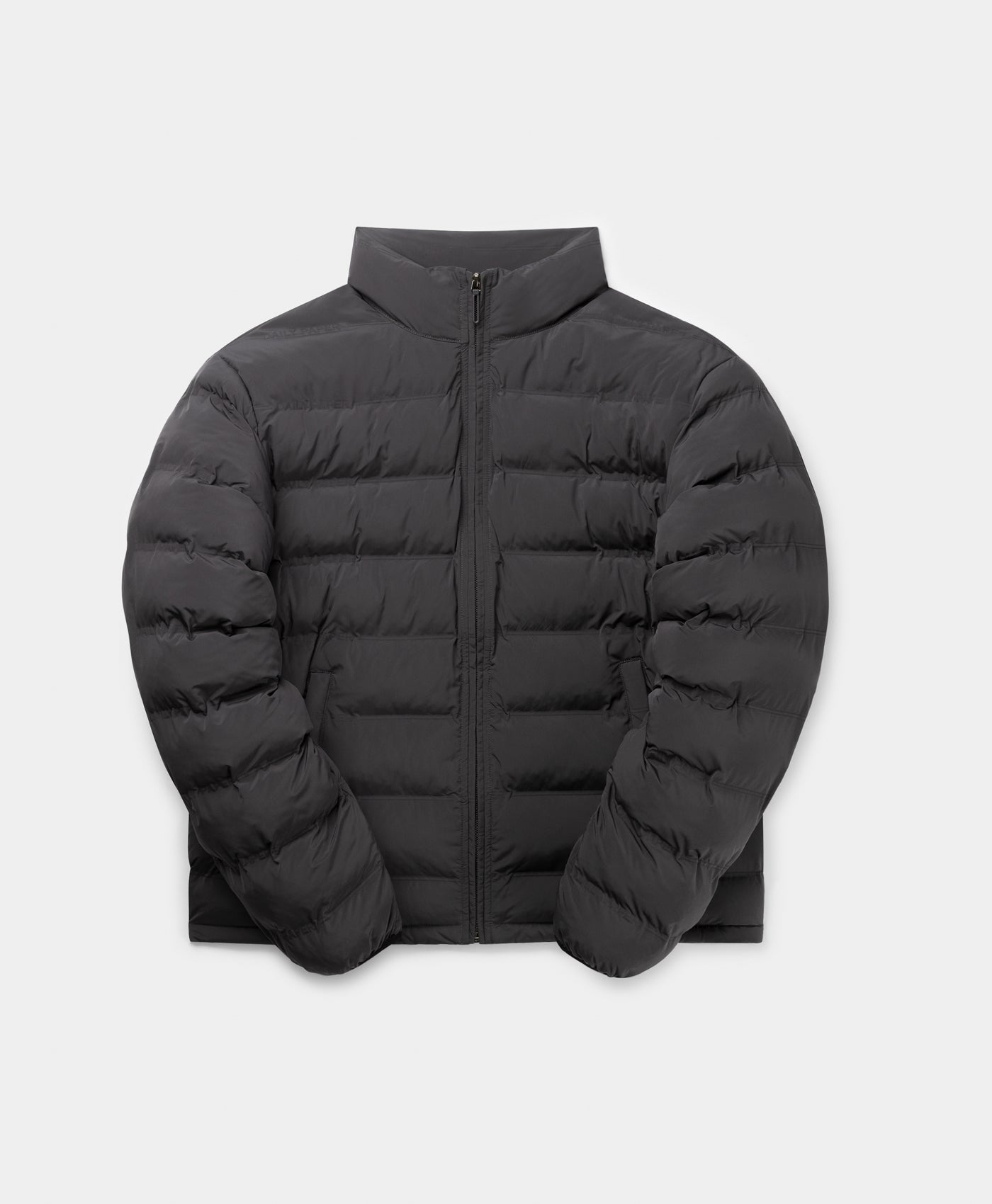 DP - Obsidian Black Ayu Padded Jacket - Packshot - front 