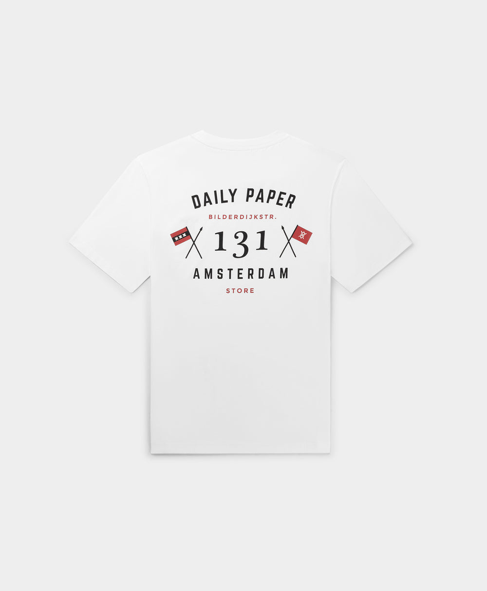 DP - White Amsterdam Flagship Store T-Shirt - Packshot - Front